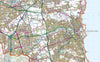 Tyne and Wear, a geographic and ceremonial county in North East England, UK.  This map covers the Districts of:       Gateshead      Newcastle upon Tyne      North Tyneside      South Tyneside      Sunderland