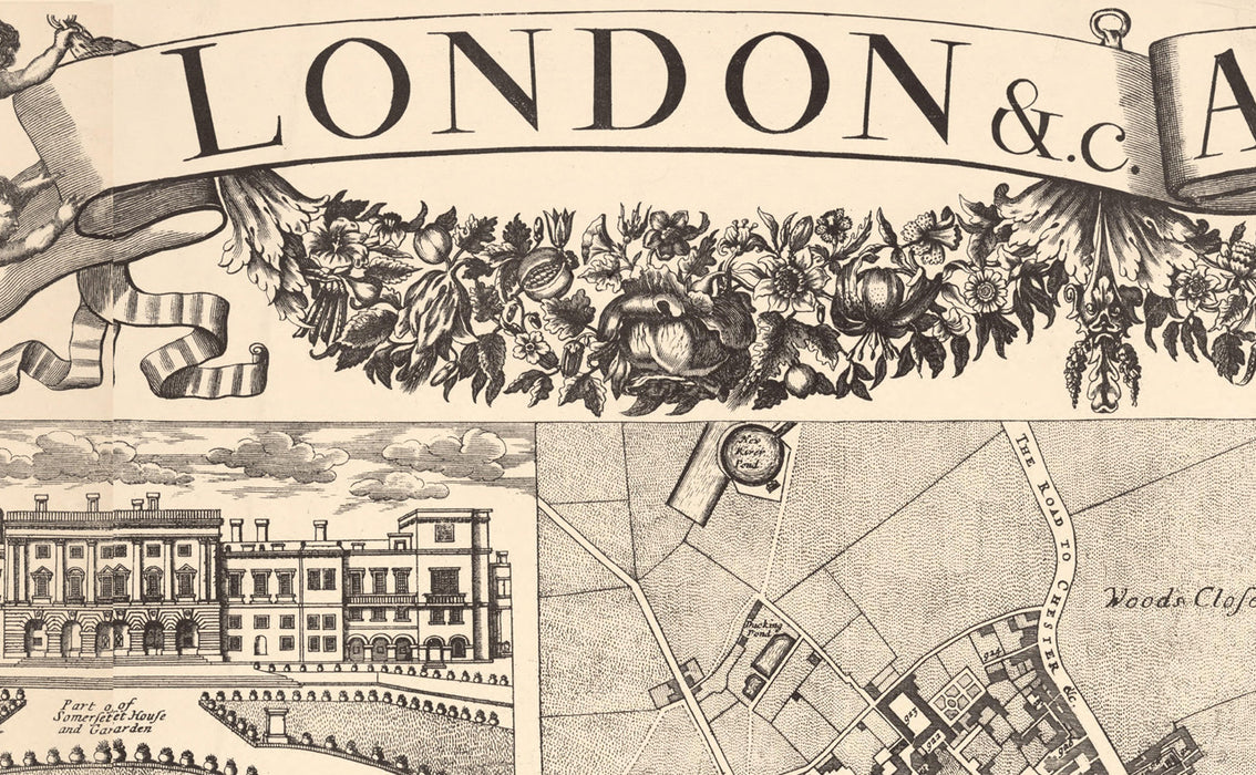 Morgan's Map of the Whole of London in 1682