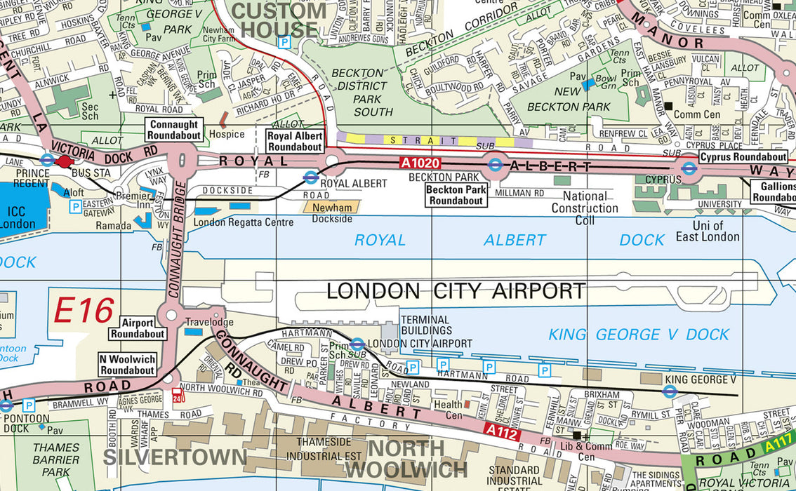 Giant London Street Map