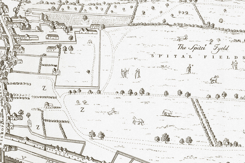 Map Of London By Ralph Aggas 1560