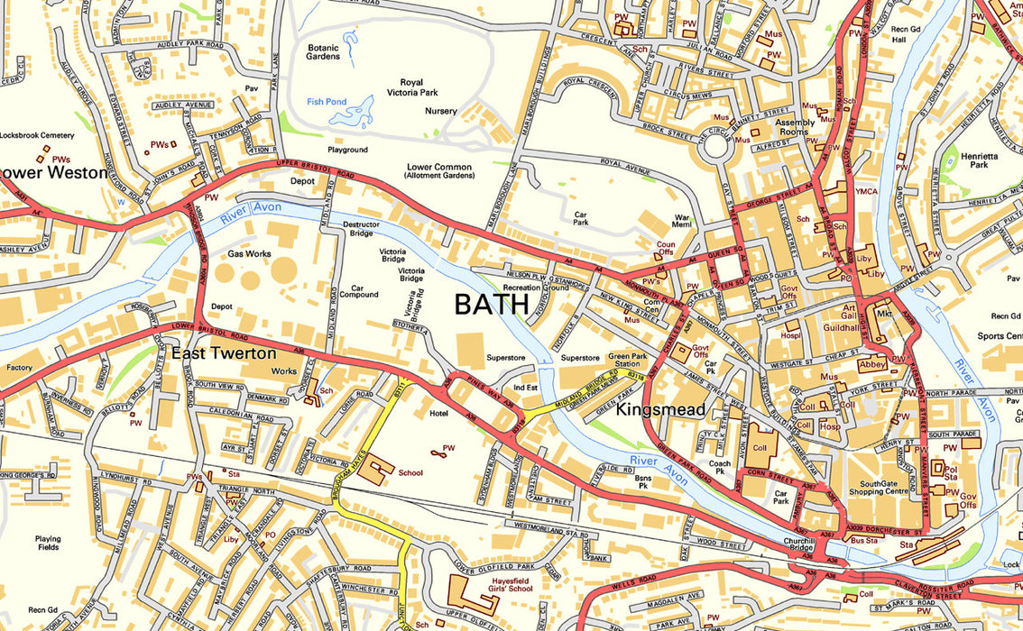 Bath Street Map