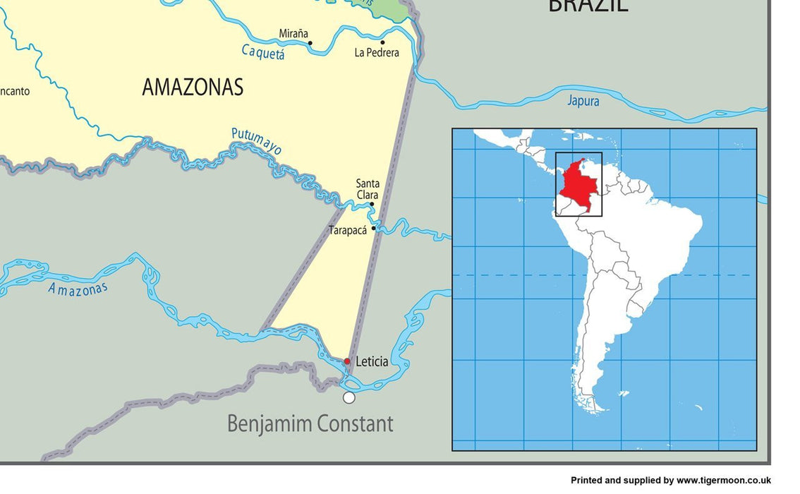 Colombia Political Map