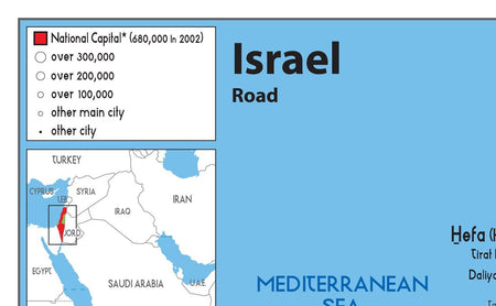 Extract of Israel Road Map showing key