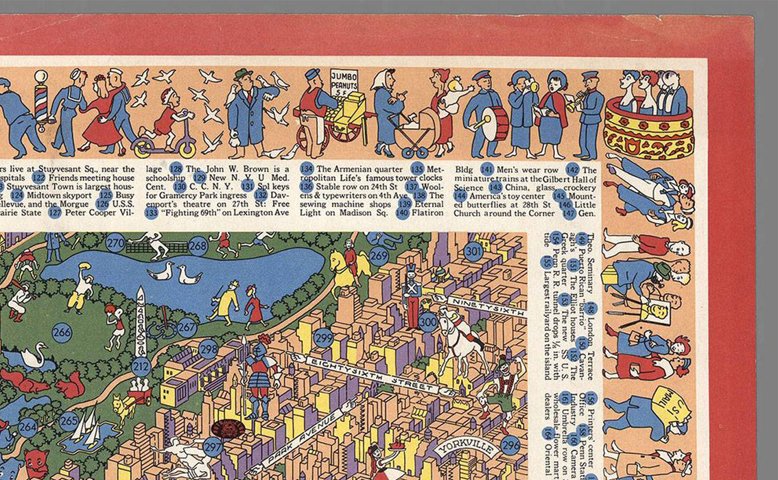 Wonders of New York Map