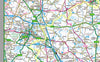 1:100,000 detailed map of Northamptonshire, in England, UK.  This map covers the County Town of Northampton and towns:      Kettering     Corby     Wellingborough     Rushden     Daventry   and the districts:      South Northamptonshire     Northampton     Daventry     Wellingborough     Kettering     Corby     East Northamptonshire
