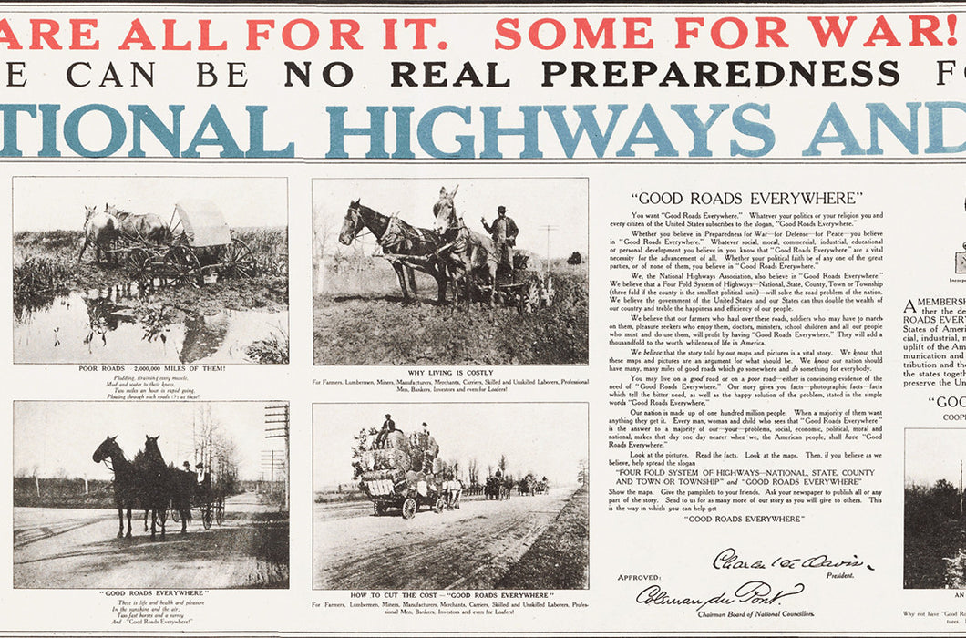 US Highways Map 1918