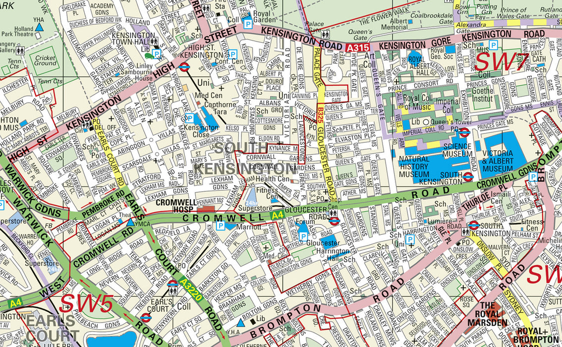 Giant London Street Map