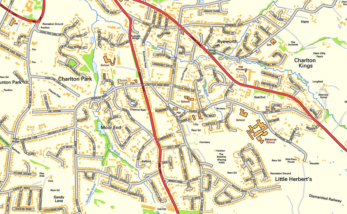 Cheltenham Street Map