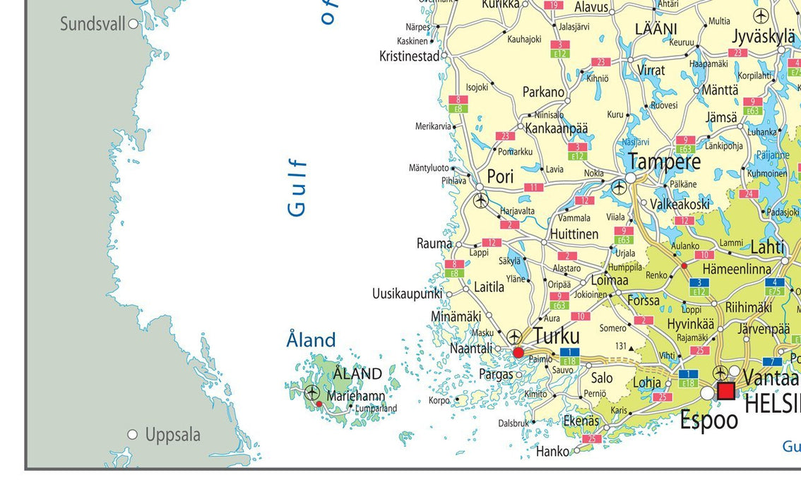 Finland Political Map