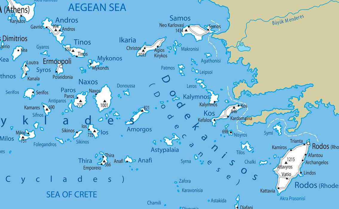 Greece Road Map– I Love Maps