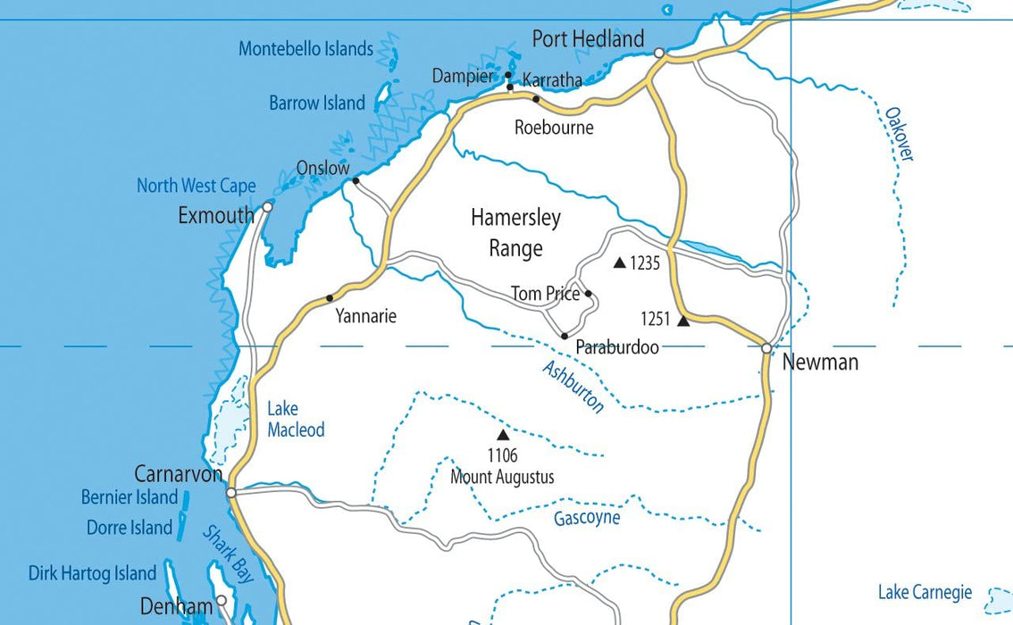 Australia Road Map– I Love Maps