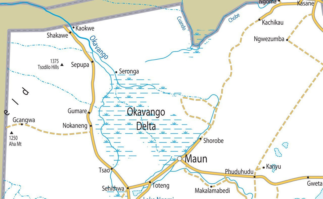 Botswana Road Map