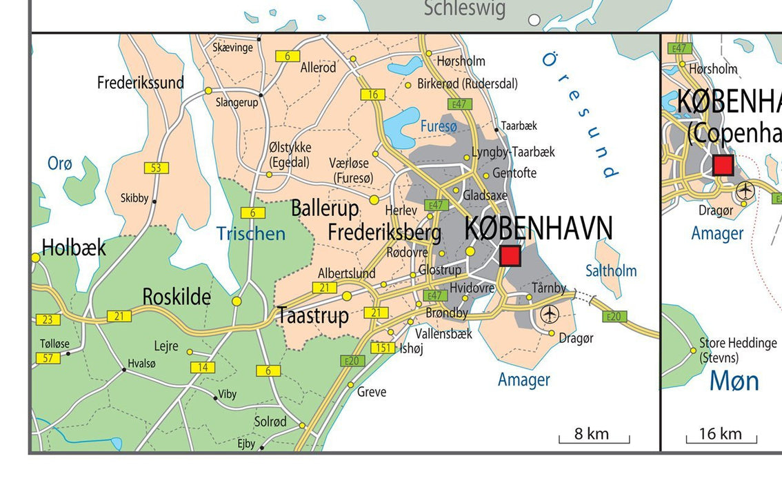 Denmark Political Map