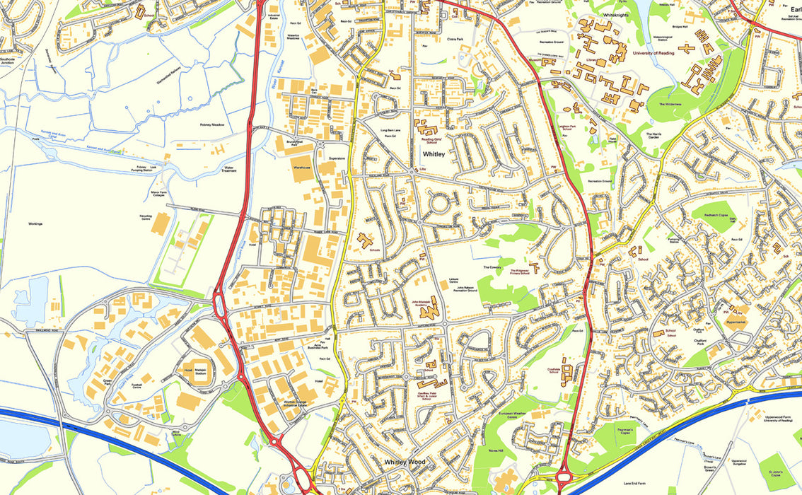 Reading Street Map