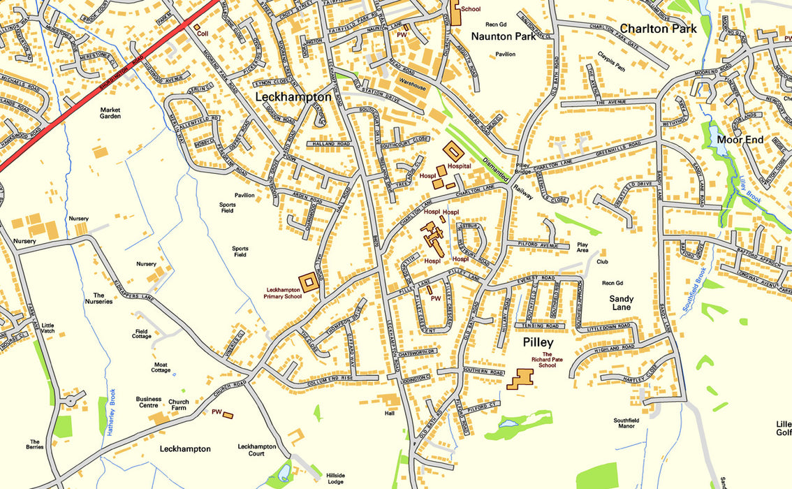 Cheltenham Street Map
