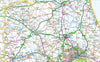 East Riding Of Yorkshire, an area in the North of England, UK.  This map covers the towns:      Kingston upon Hull     Cottingham     Willerby     Bridlington     Flamborough     Hornsea     Withernsea     Aldbrough     Hedon     Roos     Rudston     Beverley     Bishop Burton     Driffield     Lockington     Goole     Brough     North Ferriby     Hessle     Kirk Ella     Stamford Bridge     Pocklington     Market Weighton     Holme-on-Spalding-Moor     Howden     South Cave