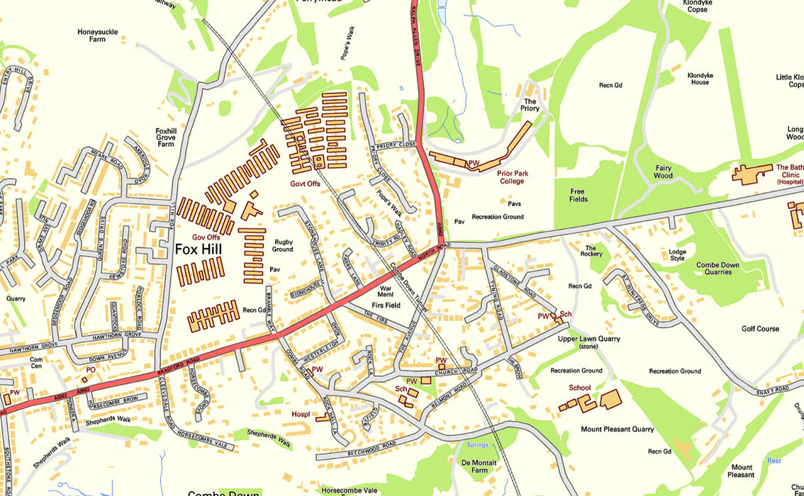 Bath Street Map