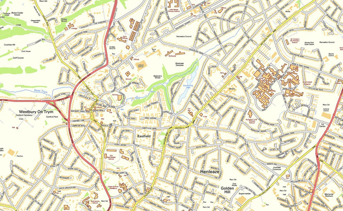Bristol Street Map