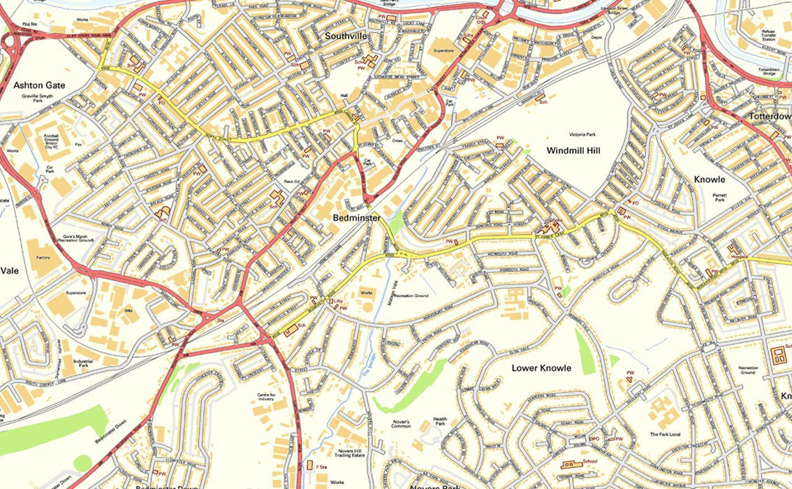 Bristol Street Map