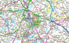 Oxfordshire, a county in England, UK.  This map covers the City of Oxford and towns:      Banbury     Bicester     Kidlington     Chipping Norton     Carterton     Witney     Thame     Chinnor     Abingdon-on-Thames     Wantage     Didcot     Wallingford     Henley-on-Thames   and the Districts of:      Oxford     Cherwell     Vale of White Horse     West Oxfordshire South Oxfordshire
