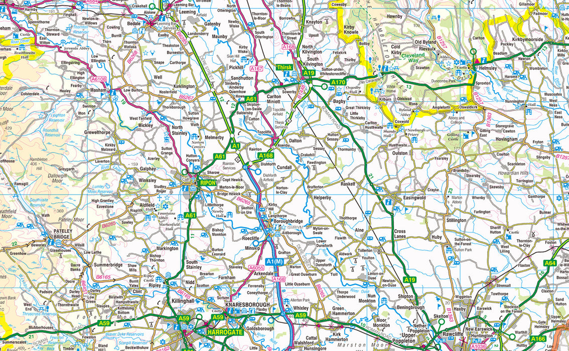 I Love Maps North Yorkshire County Map