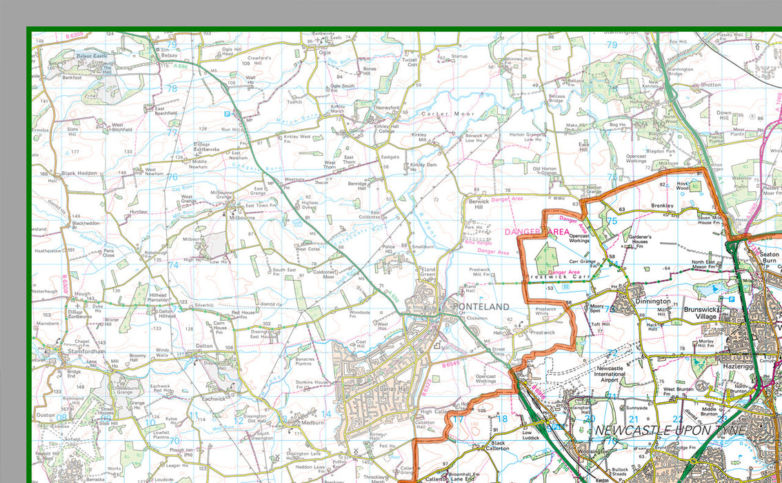 Tyne and Wear, a geographic and ceremonial county in North East England, UK.  This map covers the Districts of:       Gateshead      Newcastle upon Tyne      North Tyneside      South Tyneside      Sunderland