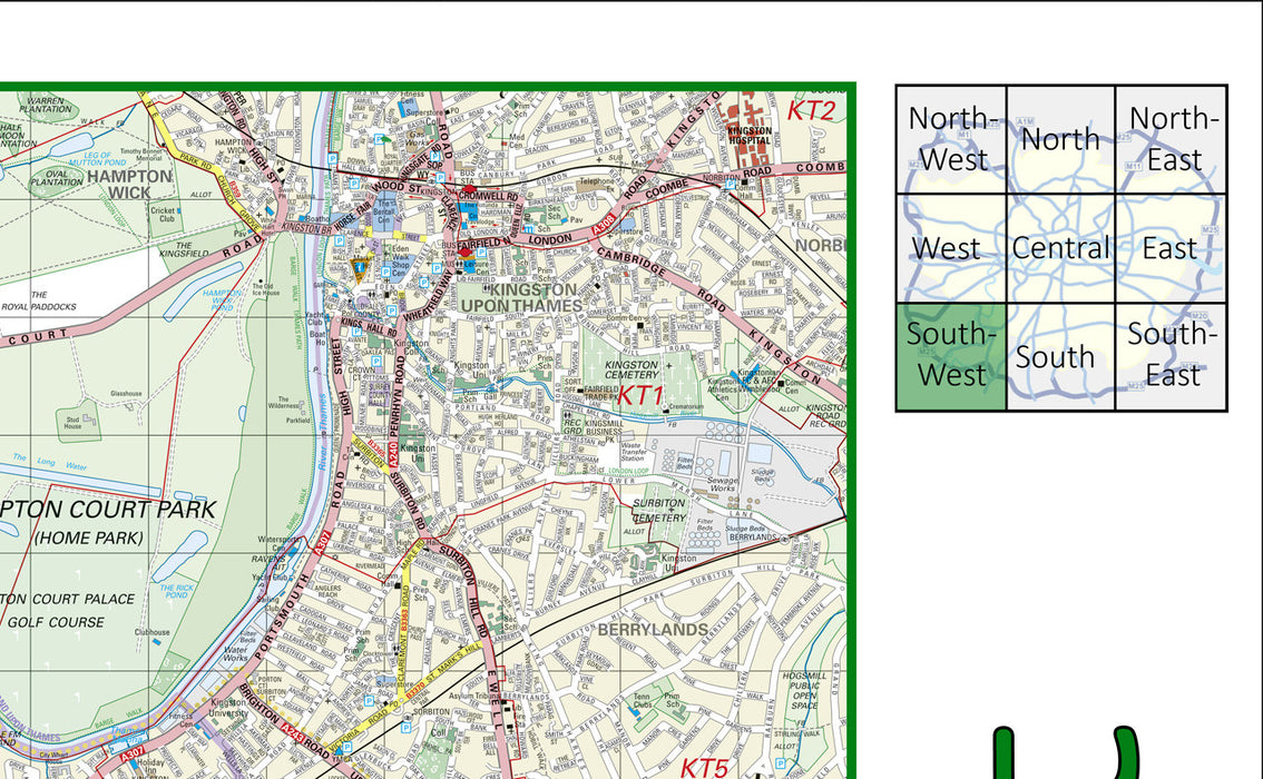Sheet 7. London South West Street Map