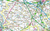 1:100,000 detailed map of Northamptonshire, in England, UK.  This map covers the County Town of Northampton and towns:      Kettering     Corby     Wellingborough     Rushden     Daventry   and the districts:      South Northamptonshire     Northampton     Daventry     Wellingborough     Kettering     Corby     East Northamptonshire