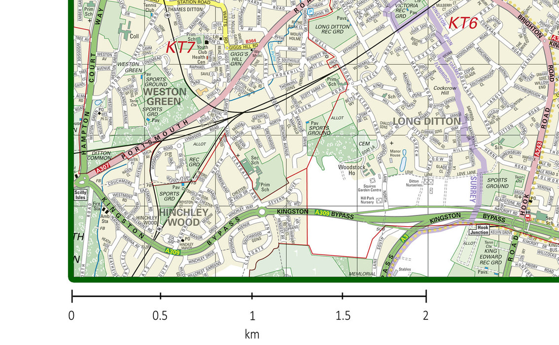 Giant London Street Map