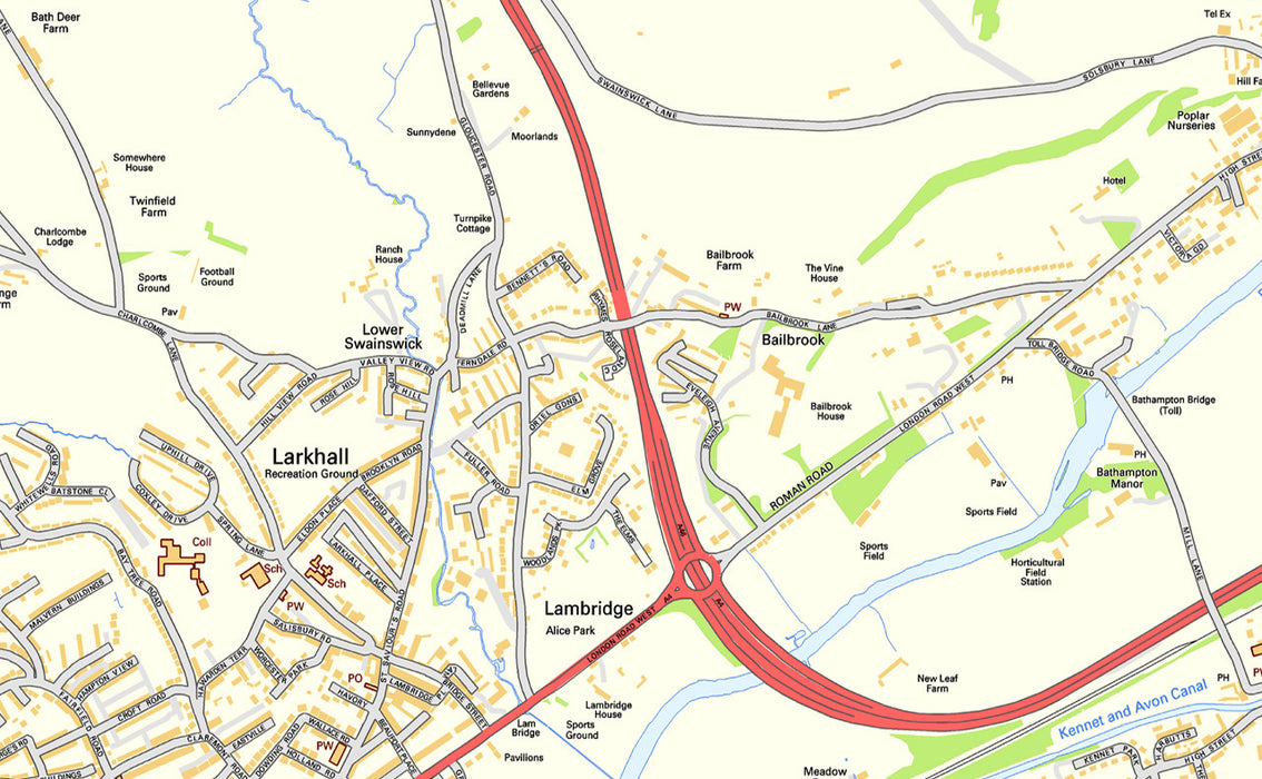 Bath Street Map