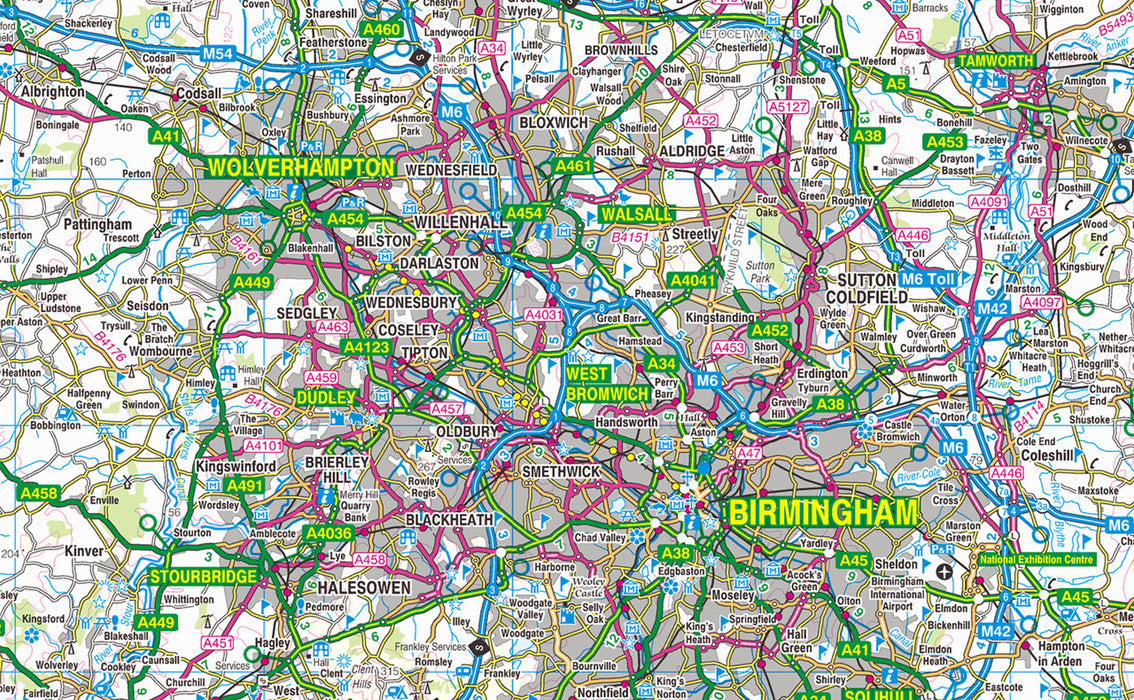 The Midlands Map– I Love Maps