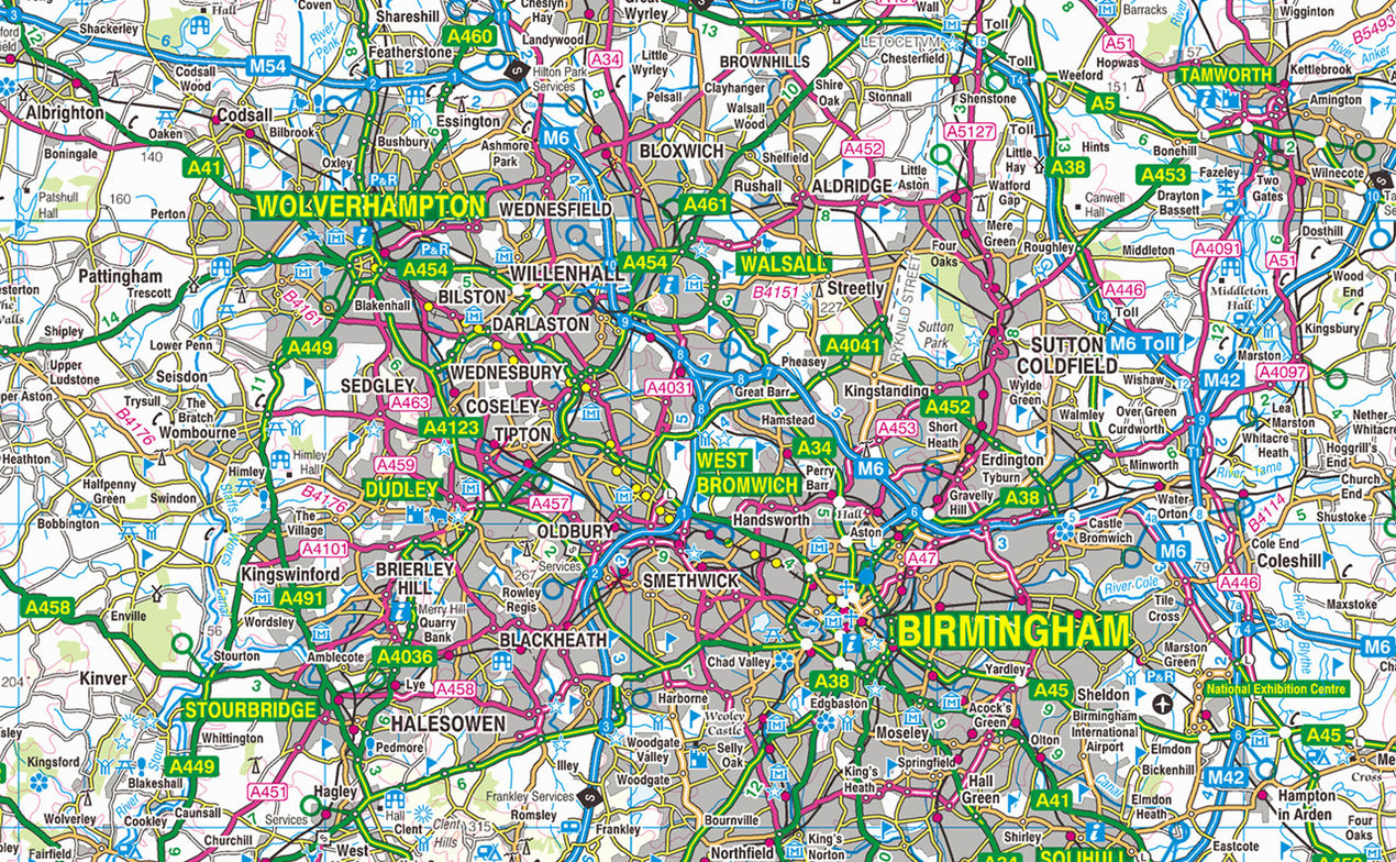 The Midlands Map– I Love Maps