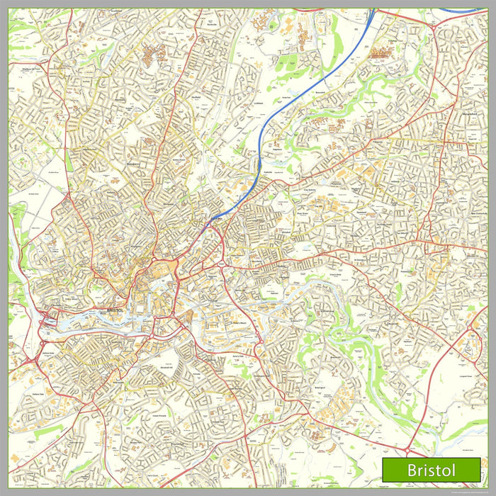 Bristol Street Map