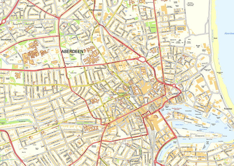 Aberdeen Street Map