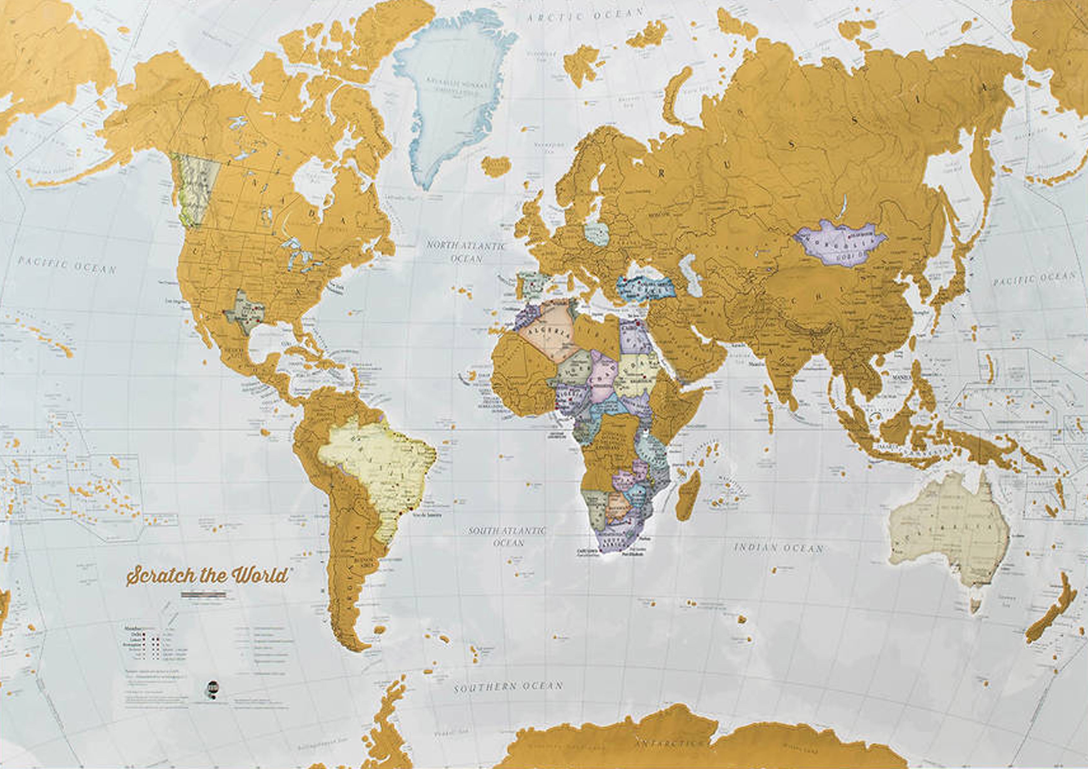 Scratch Off World Map - A1– I Love Maps