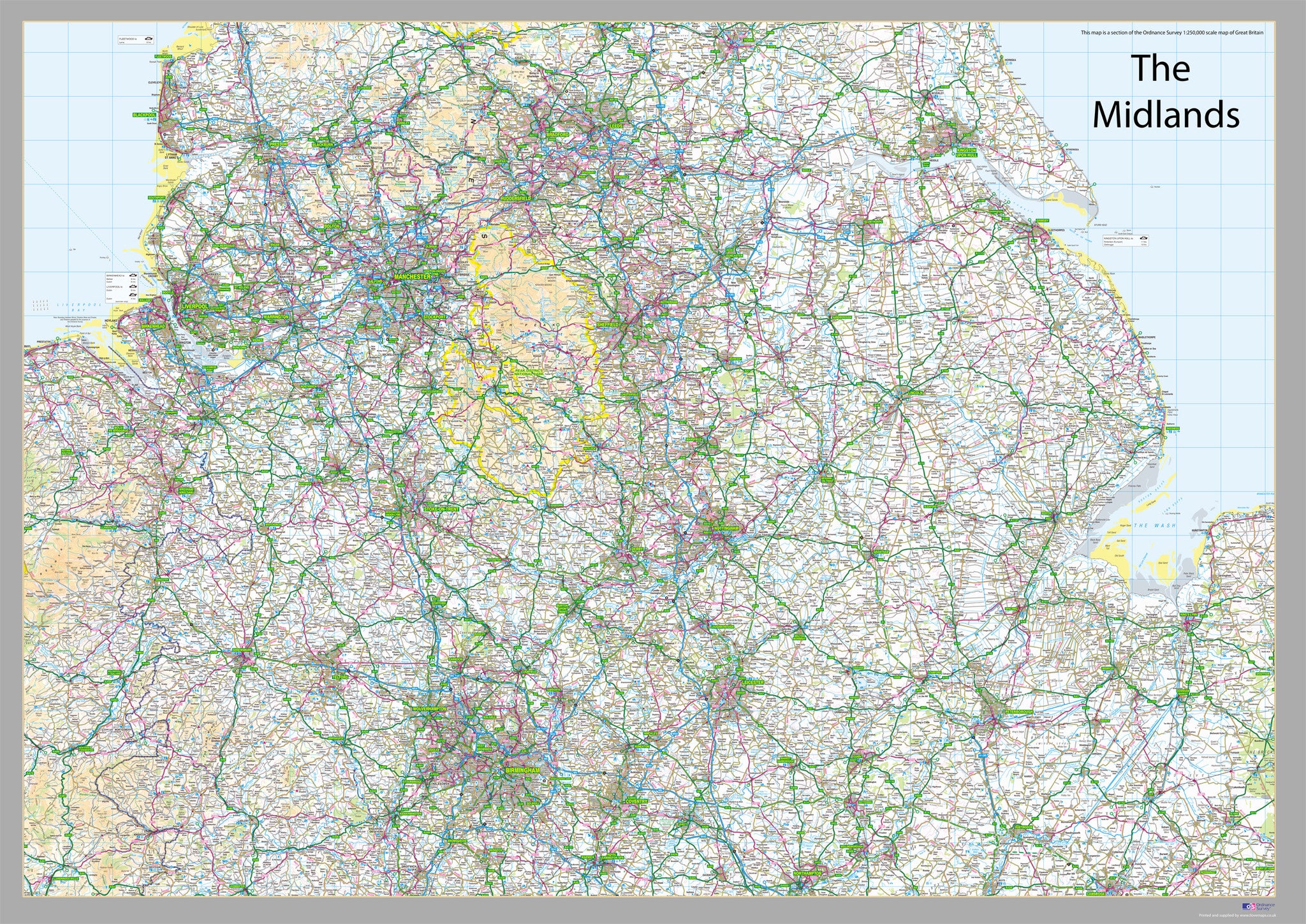 The Midlands Map– I Love Maps