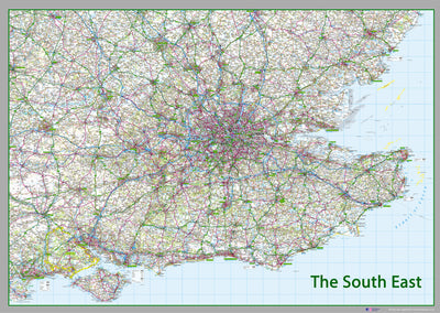 The South East Map– I Love Maps