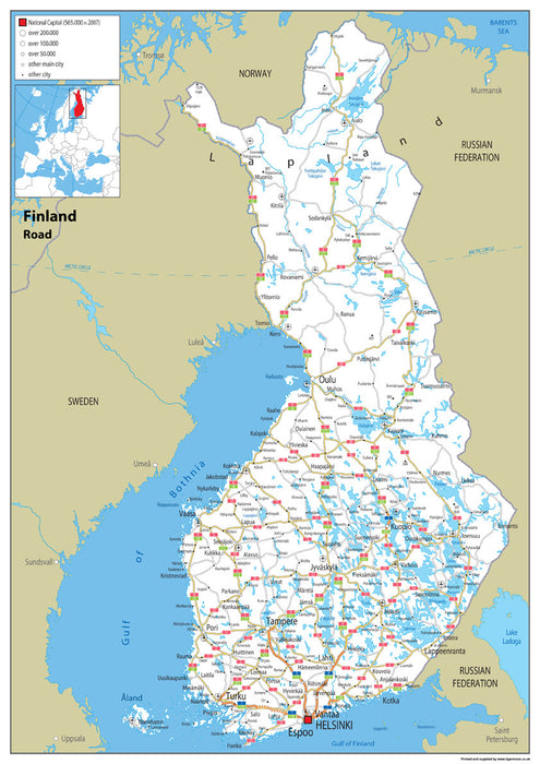 Finland Road Map