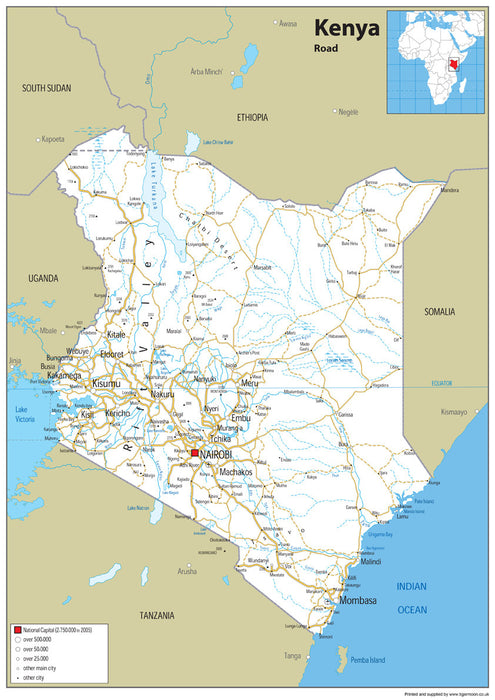 Kenya Road Map