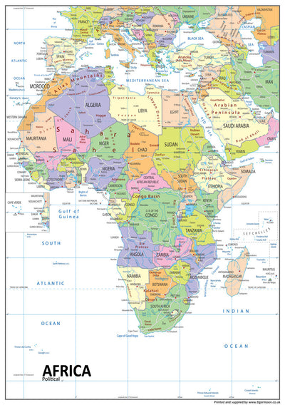 Africa Political Map– I Love Maps