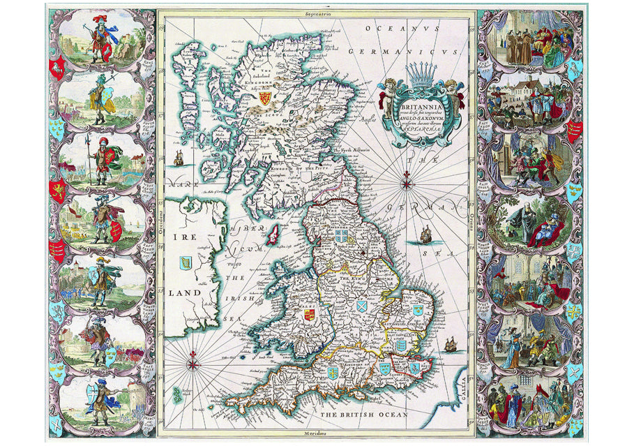 1646 - British Isles Map by Willem Blaeu