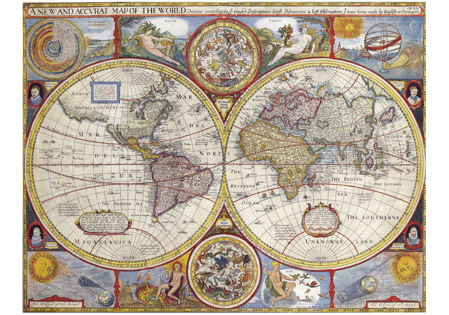 1646 - World Map by John Speed