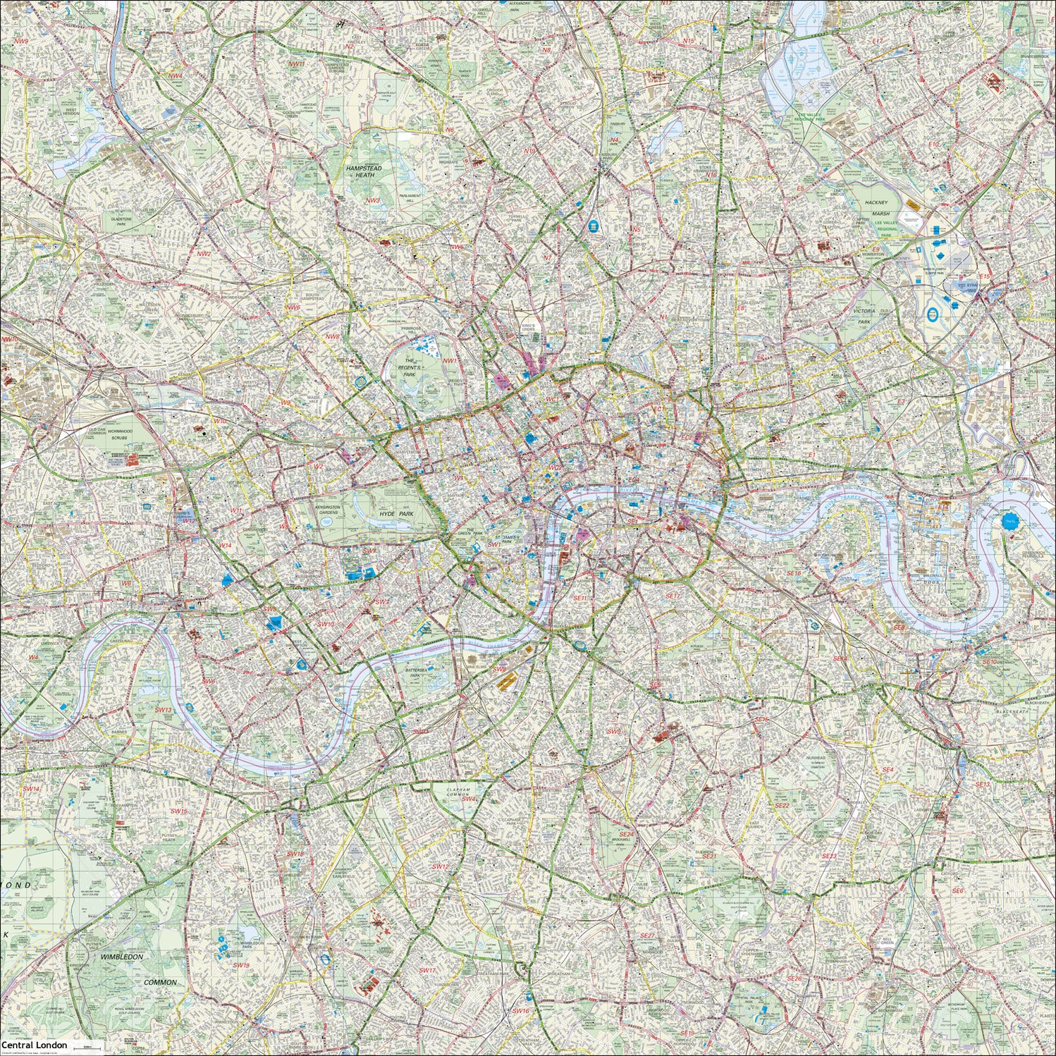 London Street Map– I Love Maps