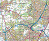 A detailed map of the New Forest measuring 130cm x 130cm Printed onto a high quality paper. The New Forest in Hampshire and Wiltshire is one of the largest tracts of unenclosed pasture land, heathland and forest in the South, with four large villages: Sway Brockenhurst Lyndhurst Ashurst Smaller villages are: Burley Beaulieu Godshill Fritham Nomansland Minstead 