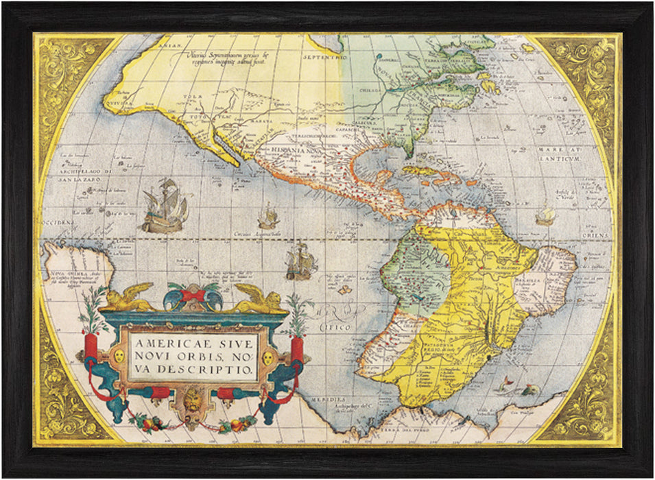 1578 - Map of USA by Abraham Ortelius